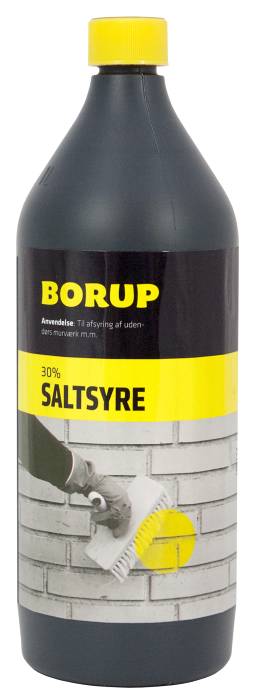 Borup saltsyre 30 % 1 liter